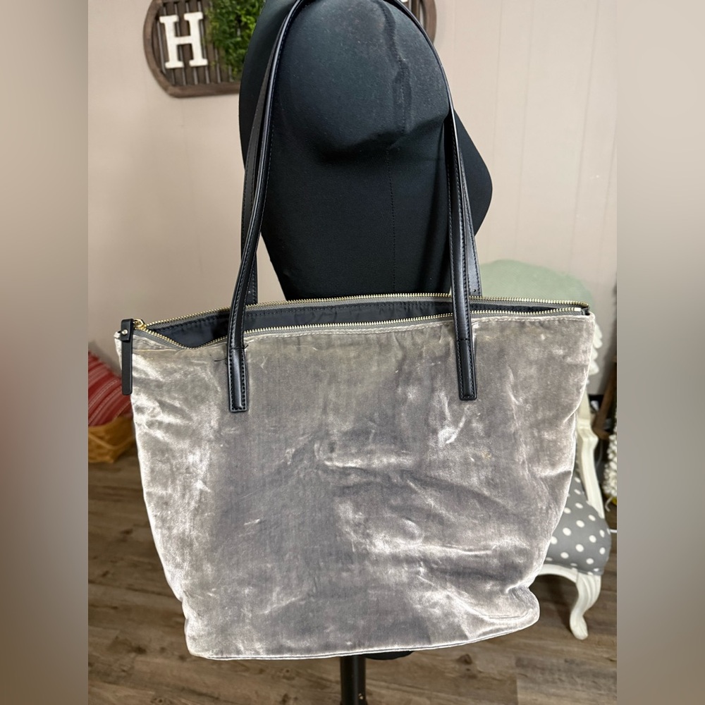 Kate Spade • Kona Dawn Place Velour Tote - Picture 2 of 16